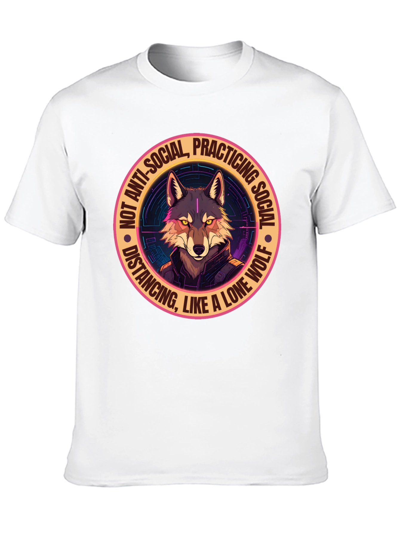Lone Wolf Social Distancing Graphic Tee