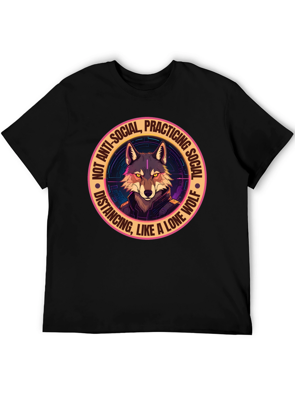 Lone Wolf Social Distancing Graphic Tee