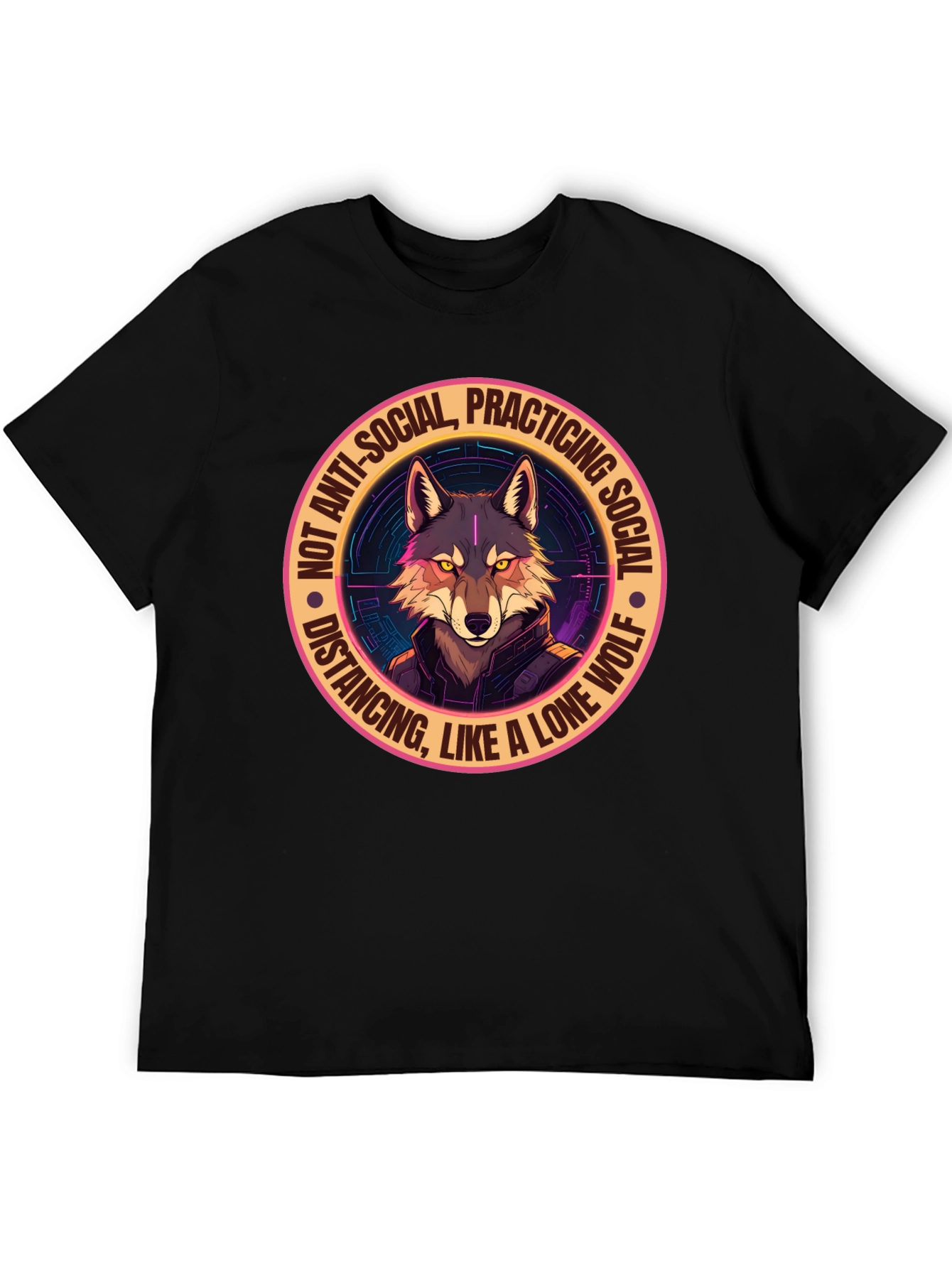 Lone Wolf Social Distancing Graphic Tee