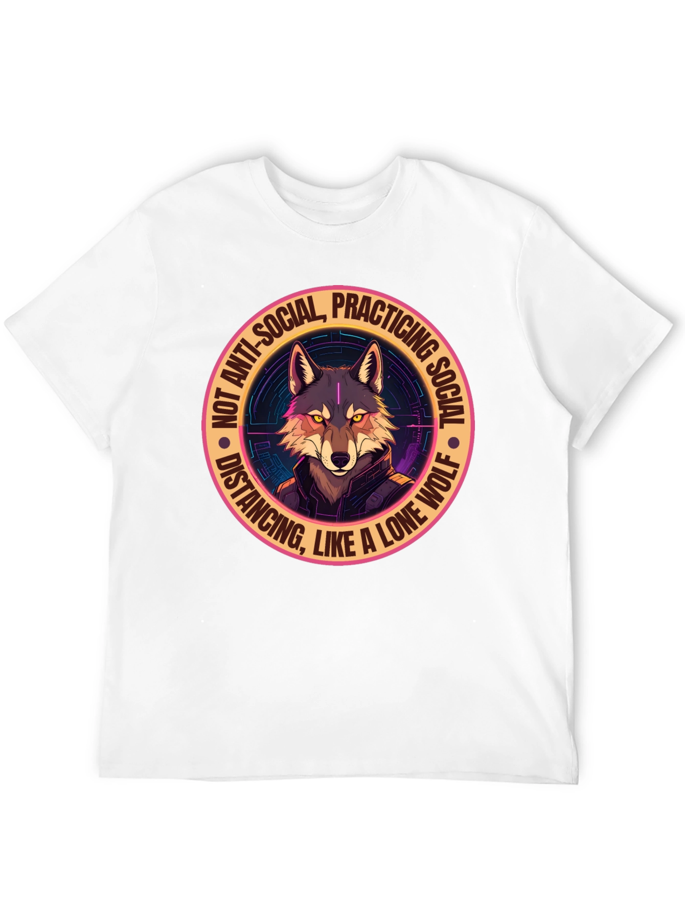 Lone Wolf Social Distancing Graphic Tee