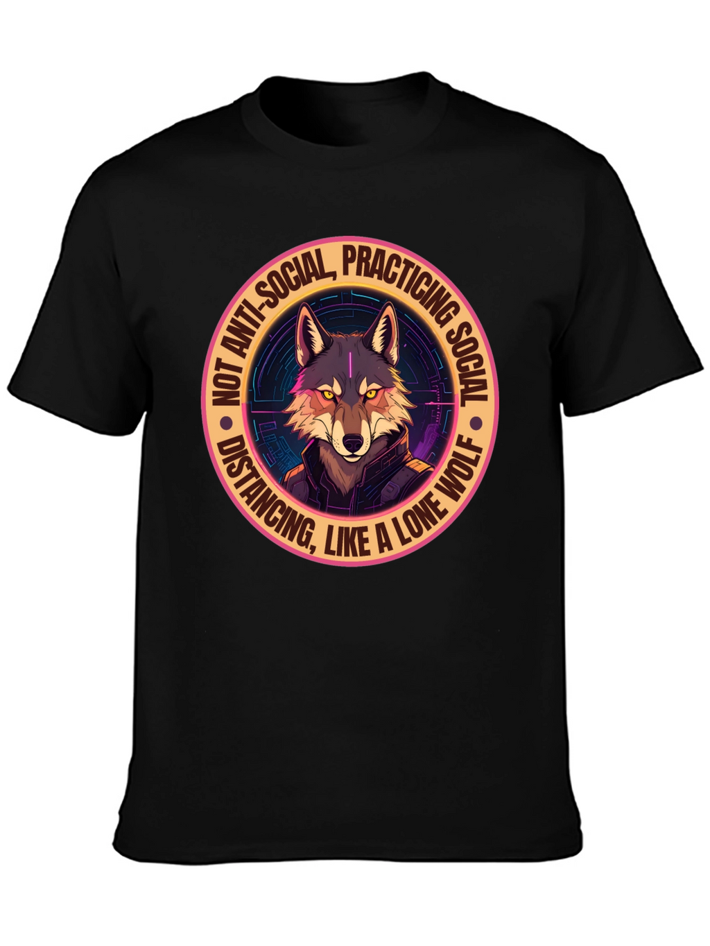 Lone Wolf Social Distancing Graphic Tee