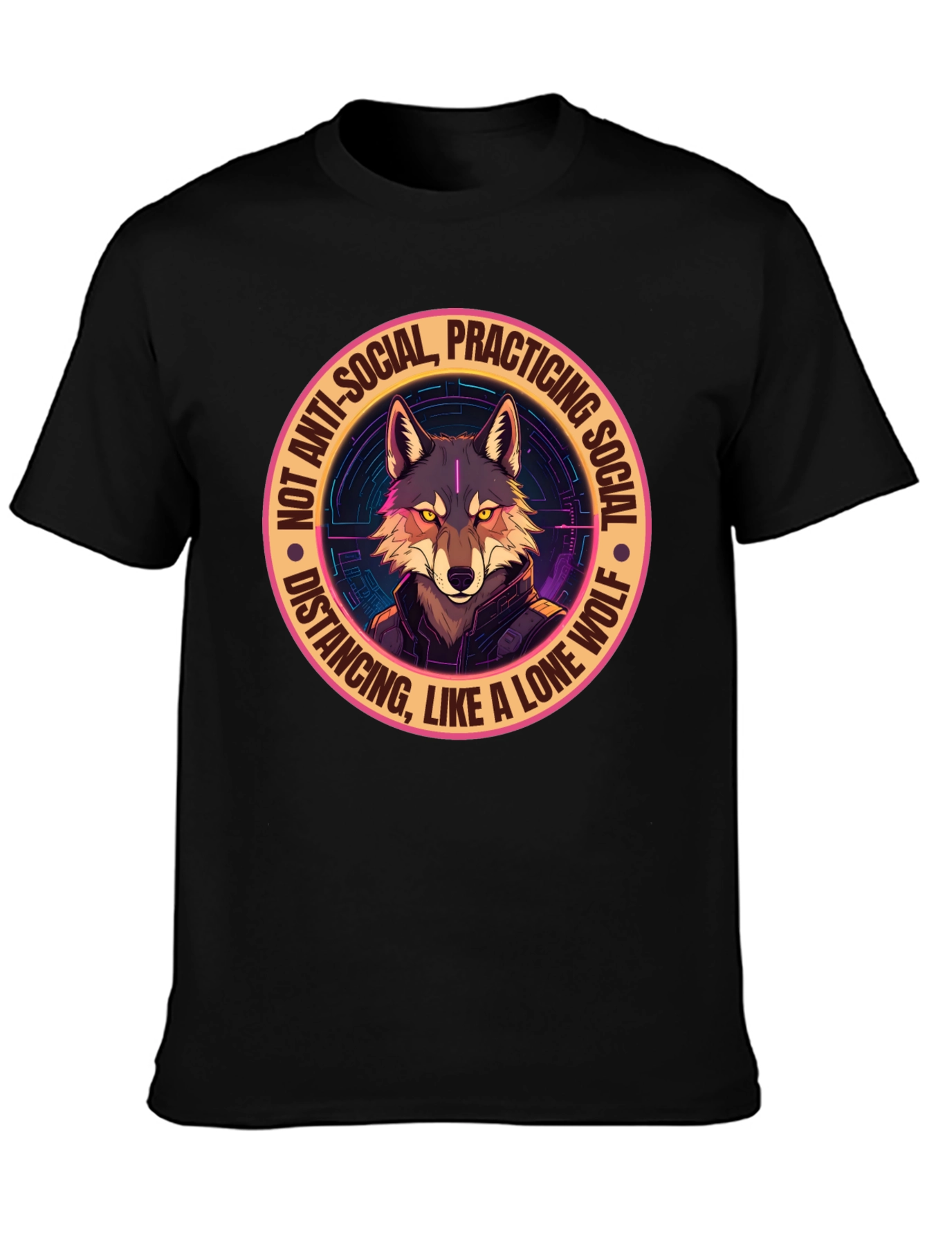 Lone Wolf Social Distancing Graphic Tee