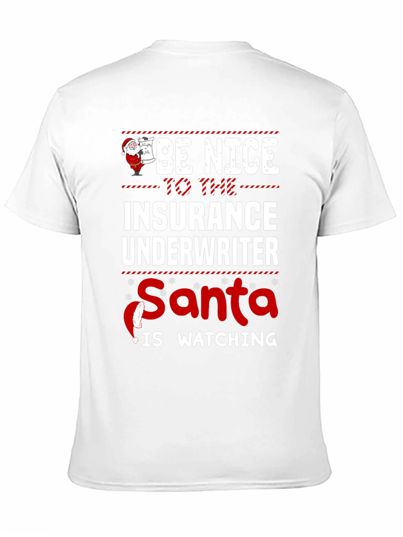Funny Insurance Underwriter Christmas T-Shirt