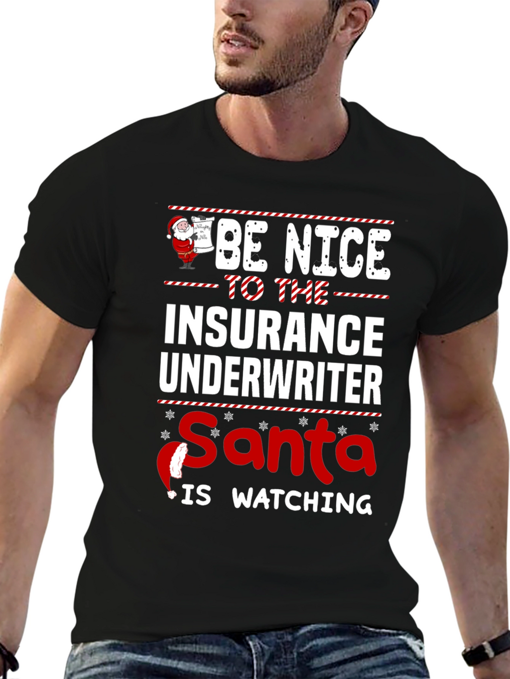 Funny Insurance Underwriter Christmas T-Shirt