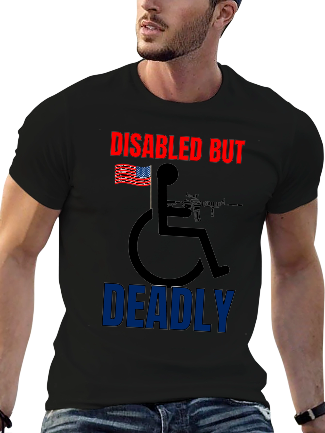 Disabled But Deadly Graphic Tee