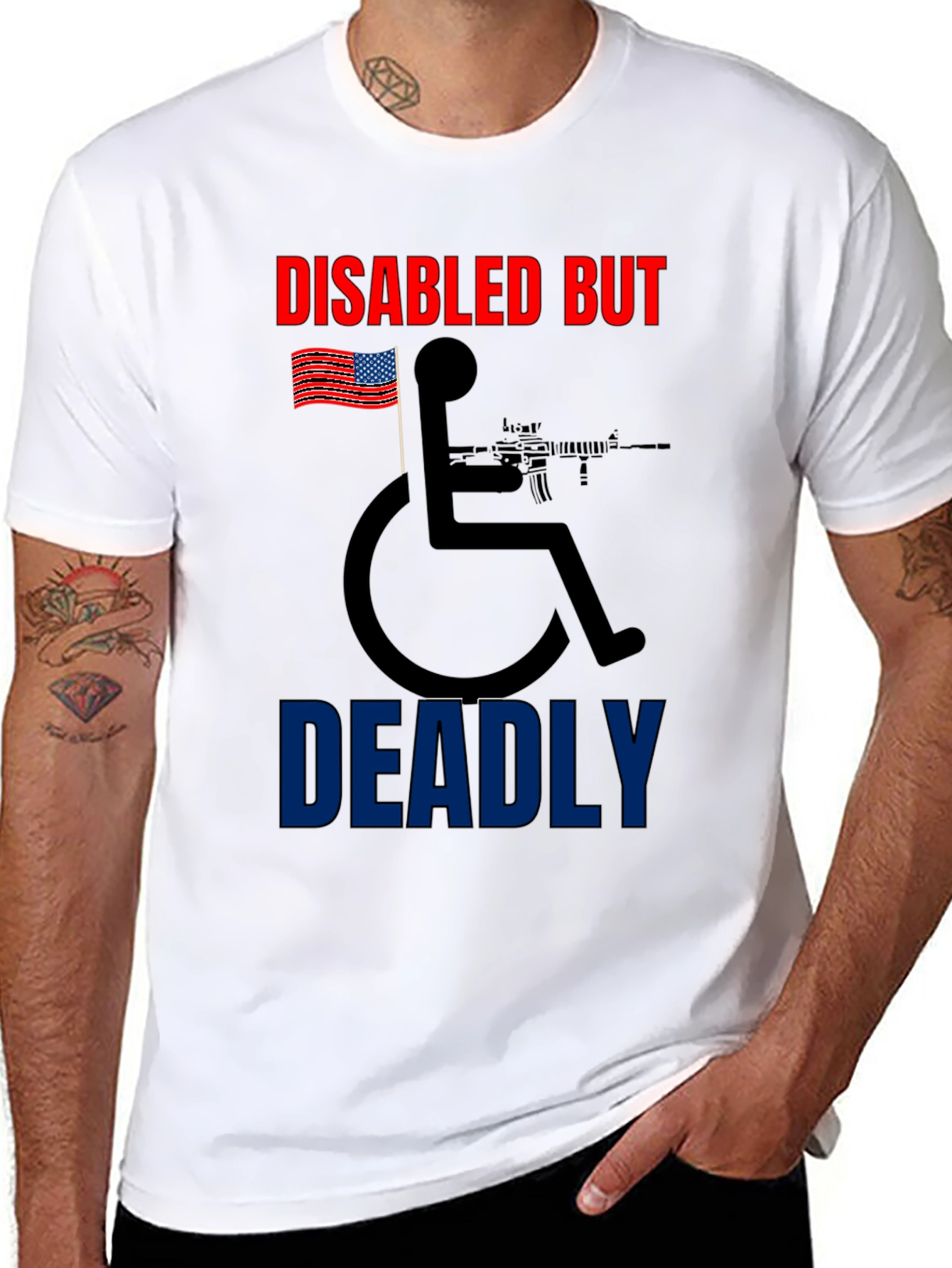 Disabled But Deadly Graphic Tee