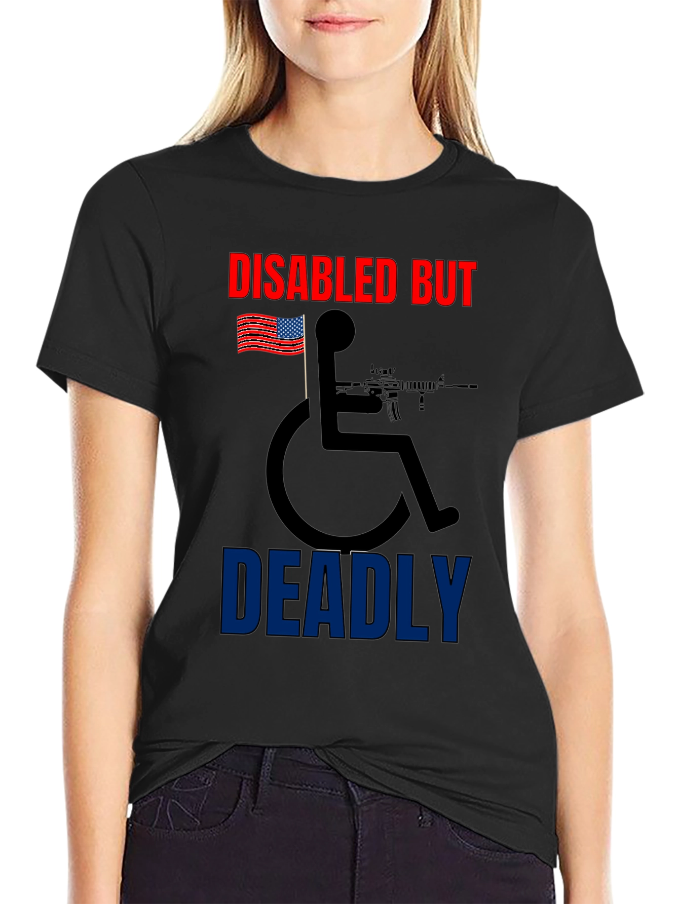 Disabled But Deadly Graphic Tee