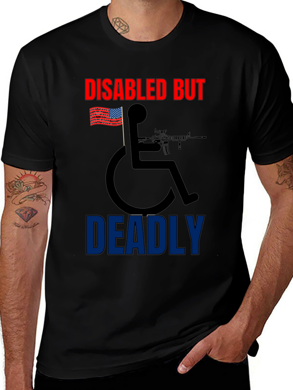Disabled But Deadly Graphic Tee