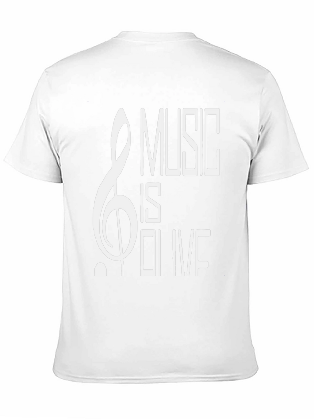 Music is Olive Black Graphic T-Shirt