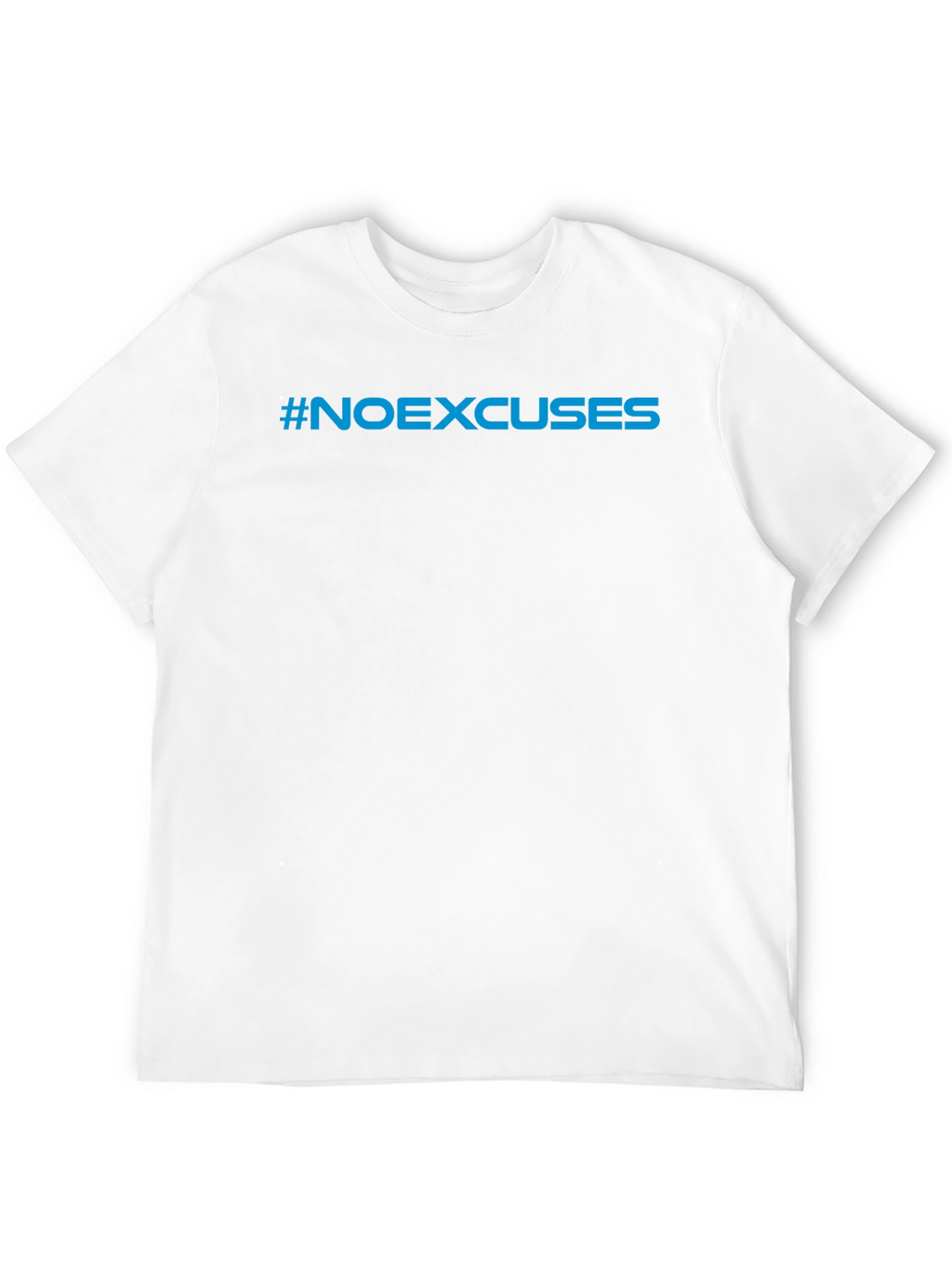 #NoExcuses Black Graphic Tee - Motivational Shirt