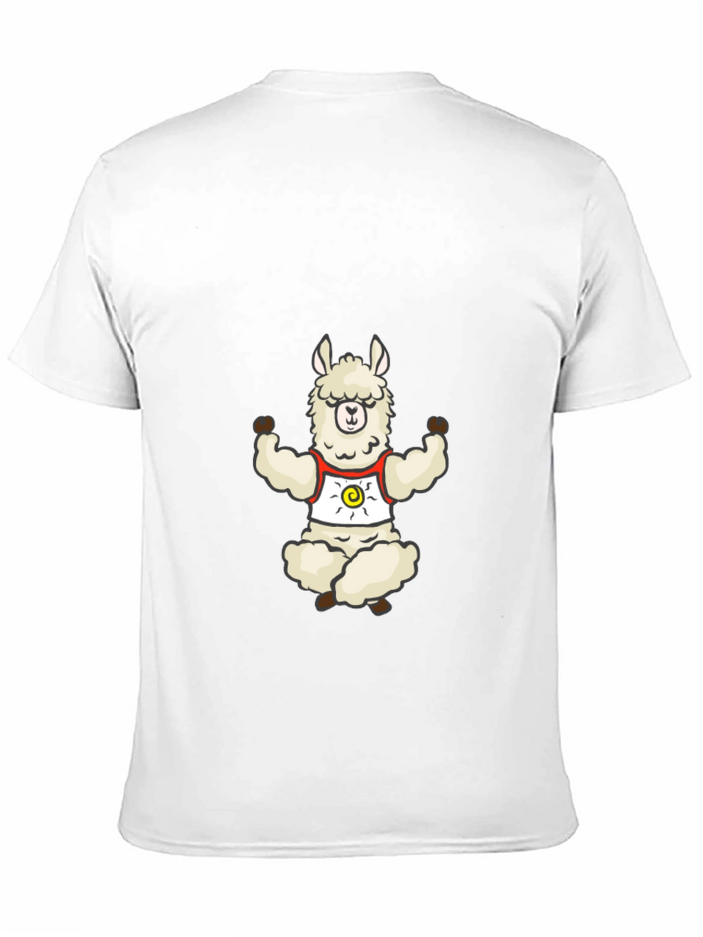 Zen Llama Graphic Tee - Relaxed Meditation Vibe