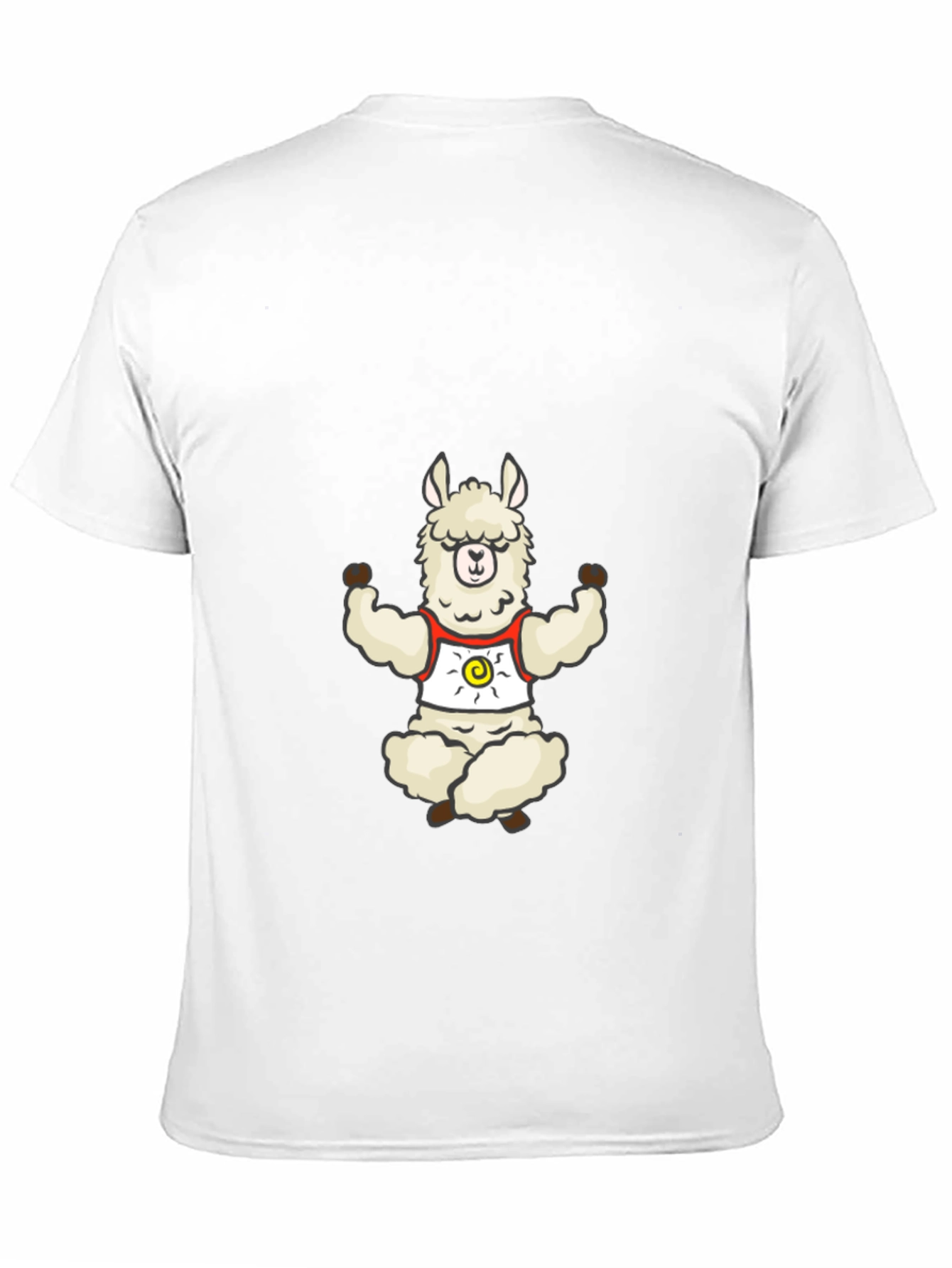 Zen Llama Graphic Tee - Relaxed Meditation Vibe