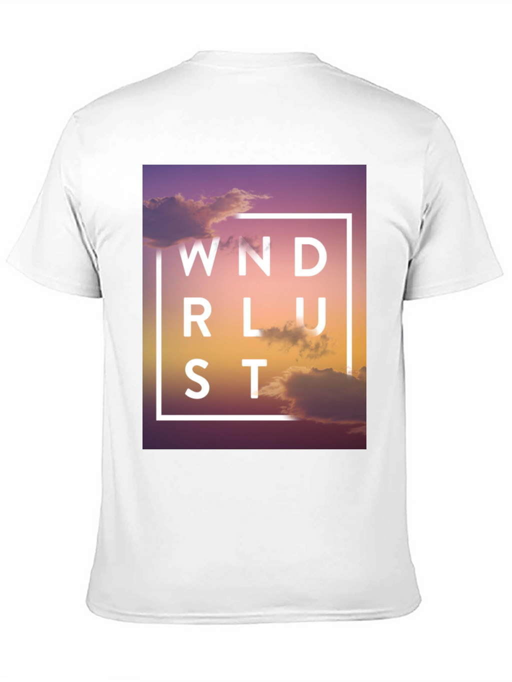Wanderlust Graphic Print Black T-Shirt