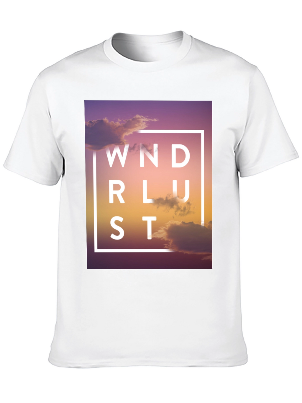 Wanderlust Graphic Print Black T-Shirt