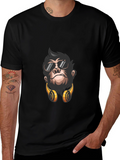 Cool Gorilla Graphic Tee - Black