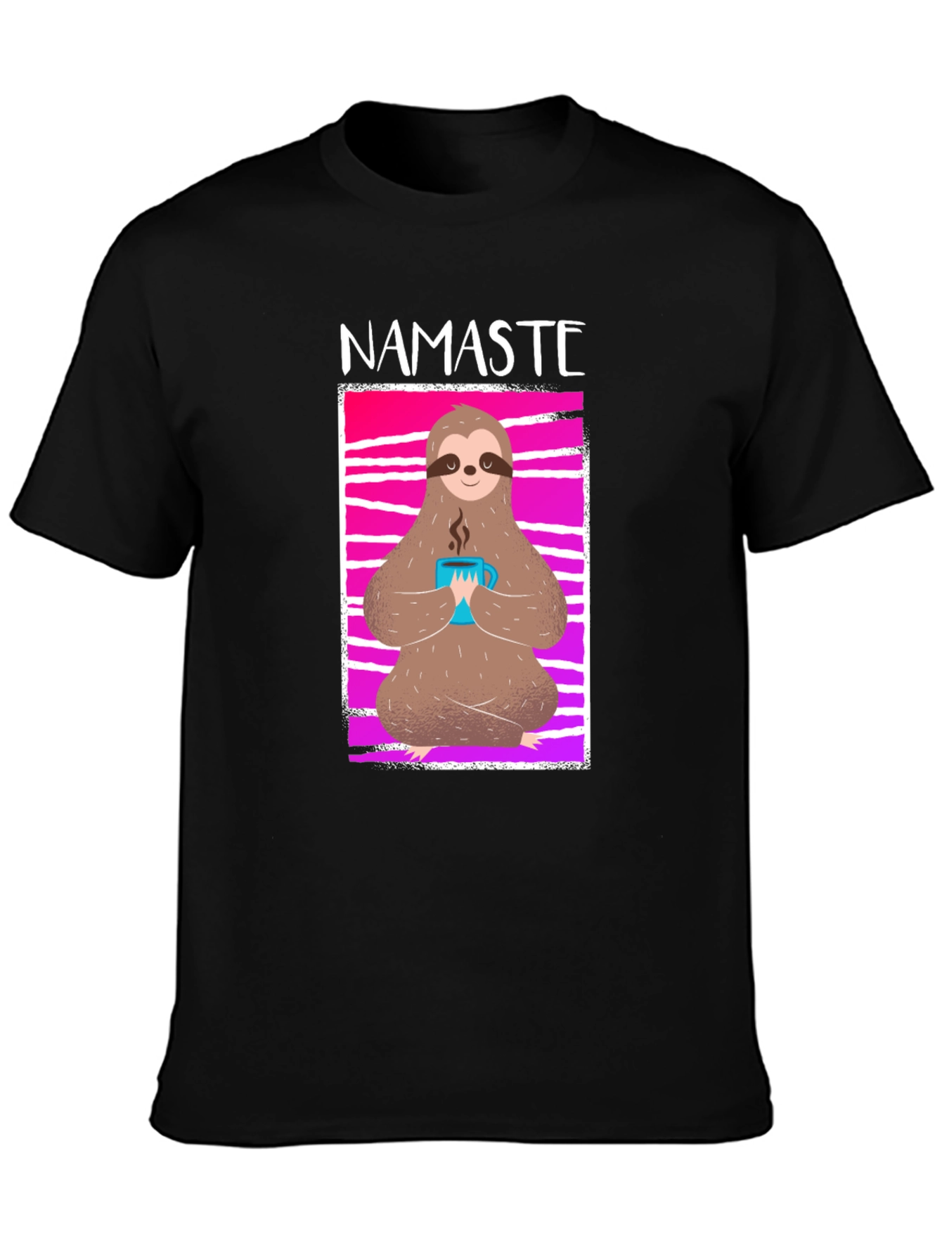 Namaste Sloth T-Shirt - Relaxed Fit