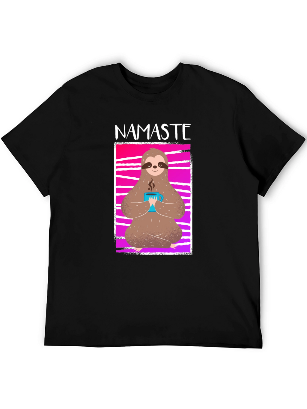 Namaste Sloth T-Shirt - Relaxed Fit