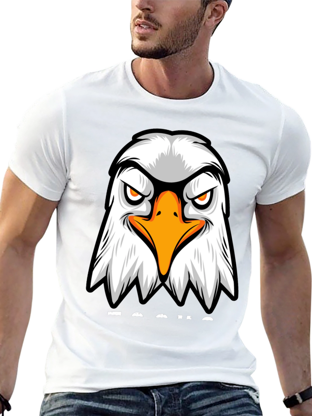 Eagle Graphic T-Shirt - Fierce Bird Design