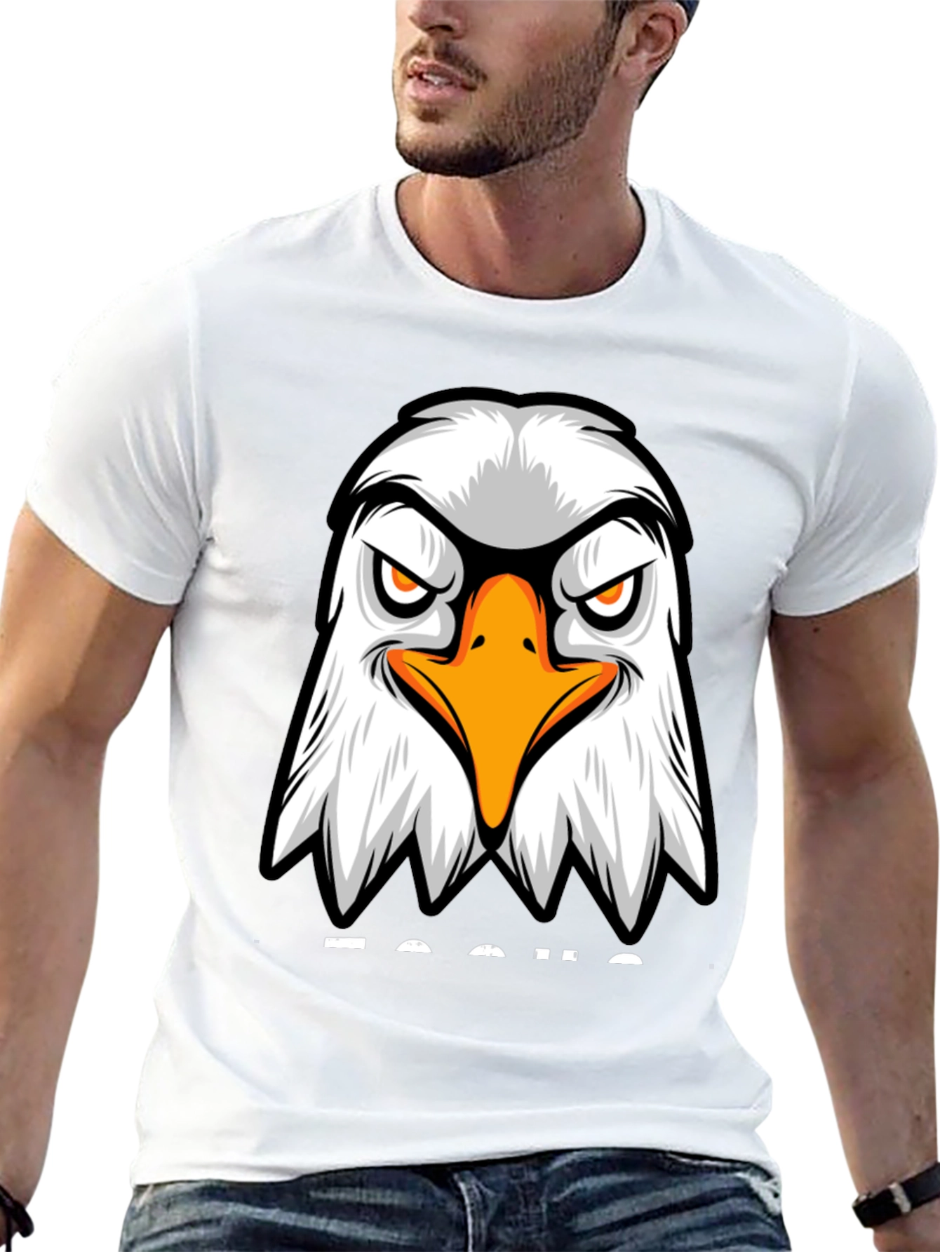Eagle Graphic T-Shirt - Fierce Bird Design