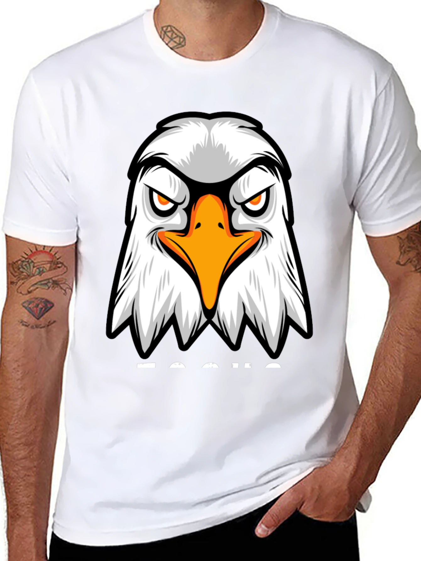 Eagle Graphic T-Shirt - Fierce Bird Design