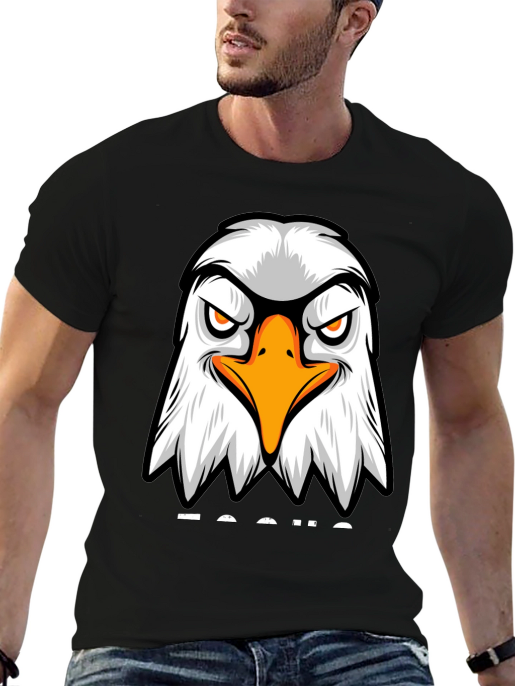 Eagle Graphic T-Shirt - Fierce Bird Design