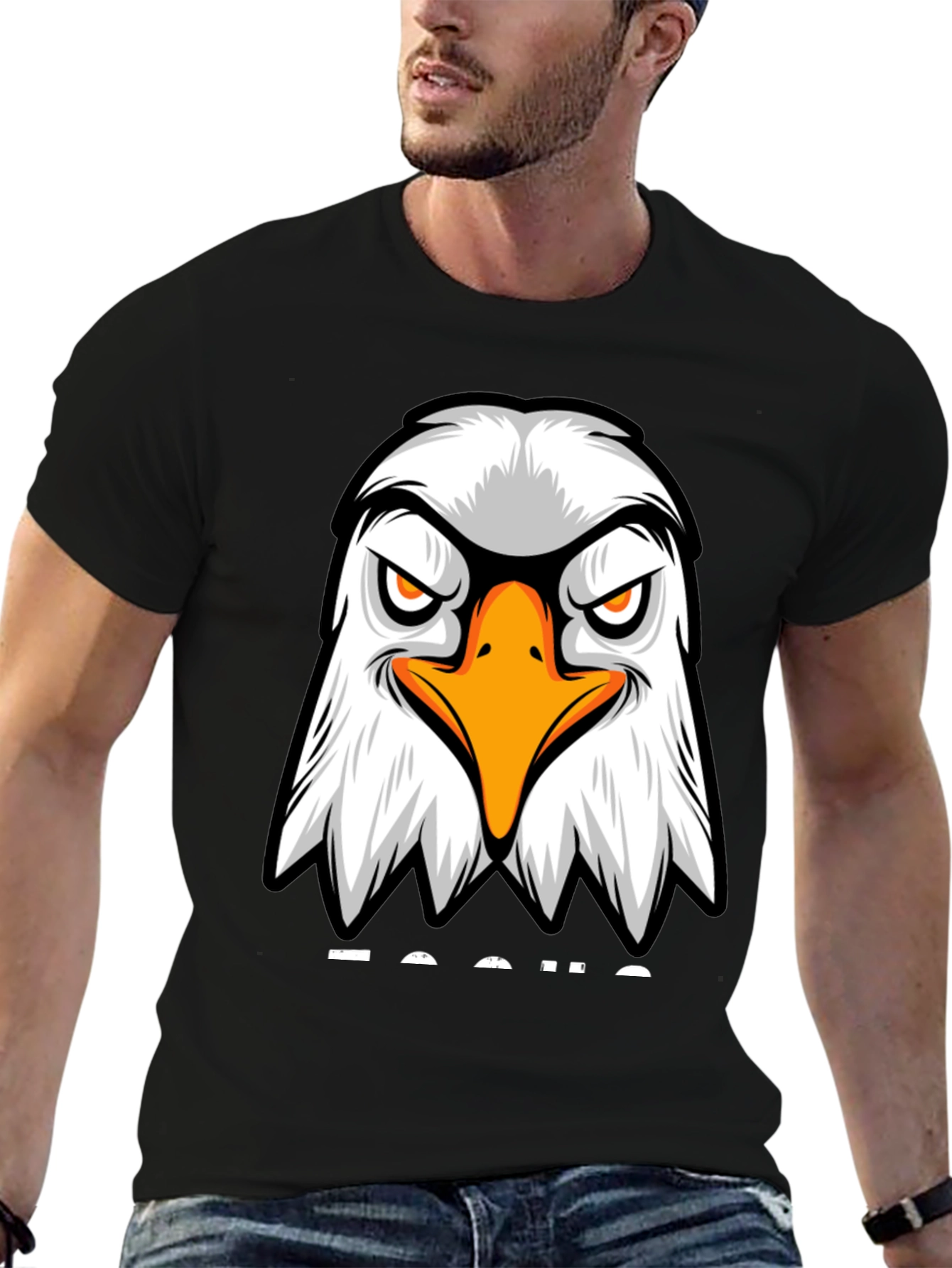 Eagle Graphic T-Shirt - Fierce Bird Design