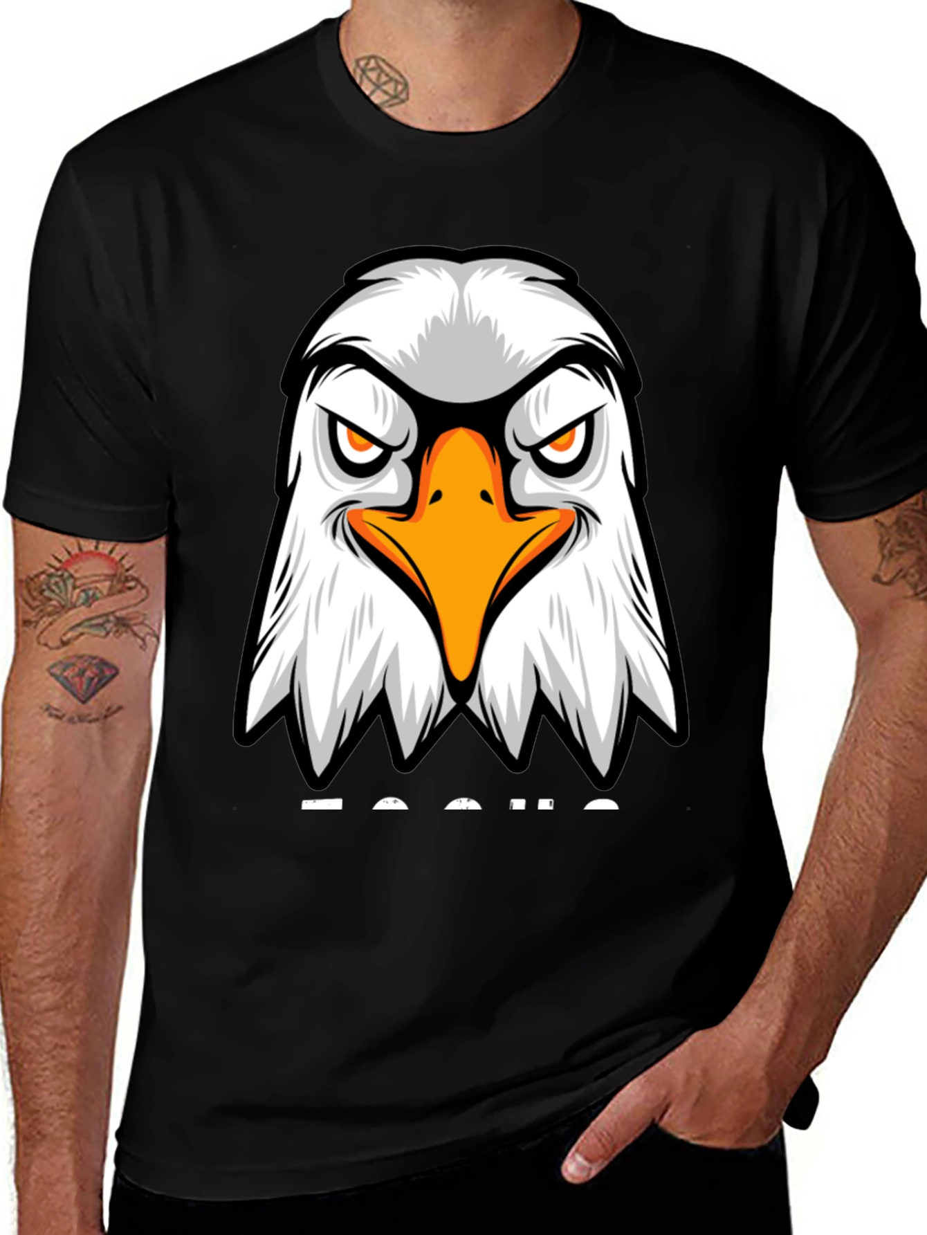 Eagle Graphic T-Shirt - Fierce Bird Design