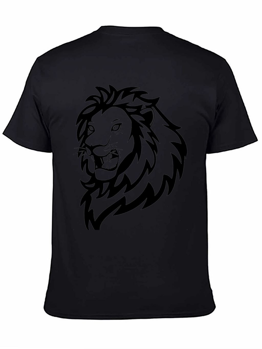Black Lion Graphic Tee - Bold Statement
