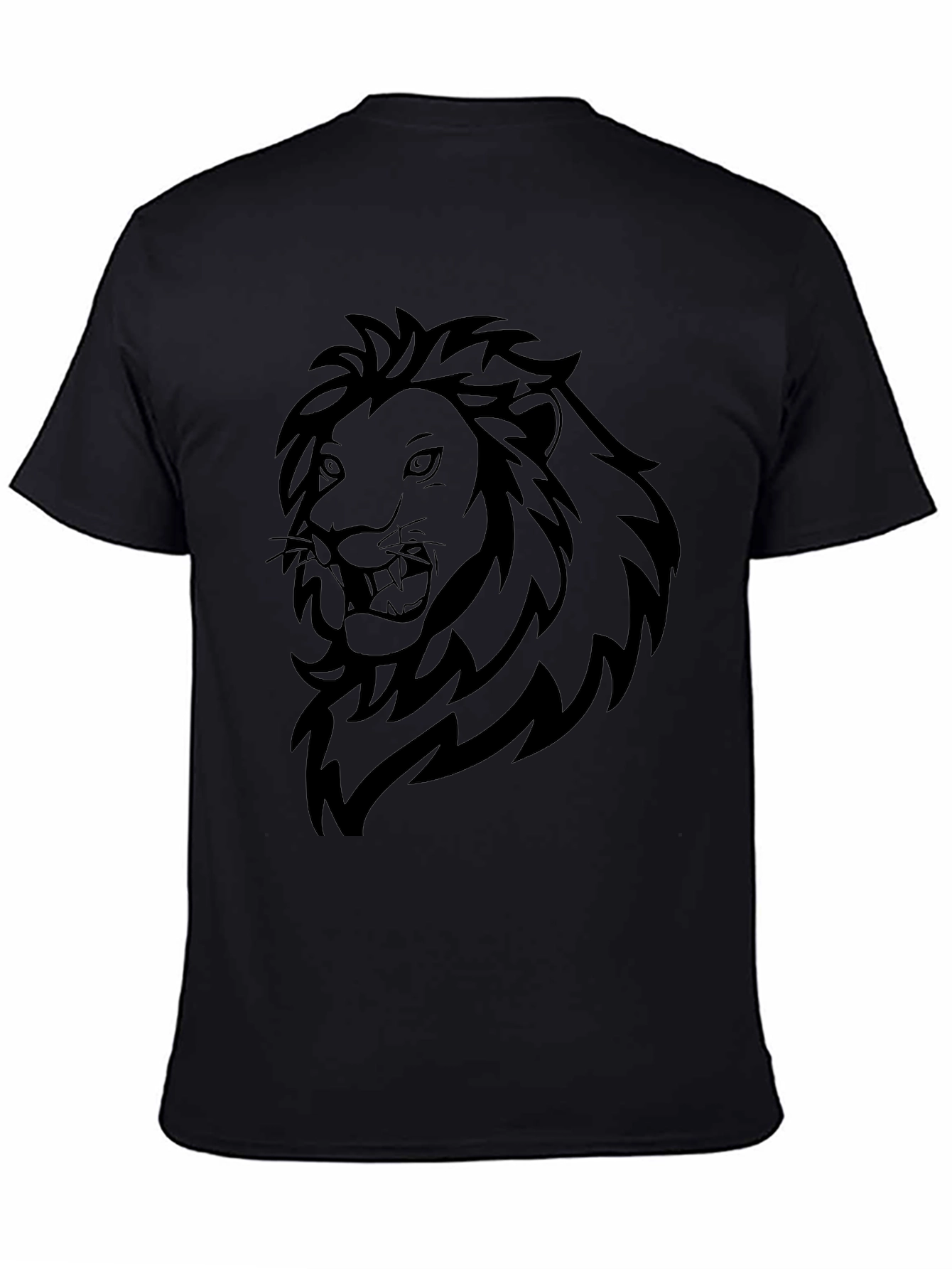 Black Lion Graphic Tee - Bold Statement