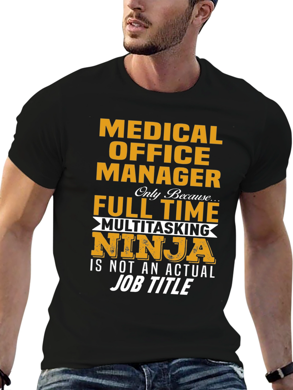 Medical Office Manager Ninja Graphic Tee