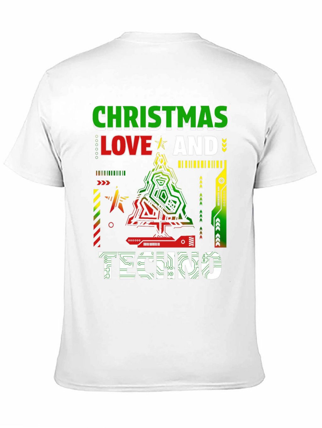 Christmas Love & Techno T-Shirt
