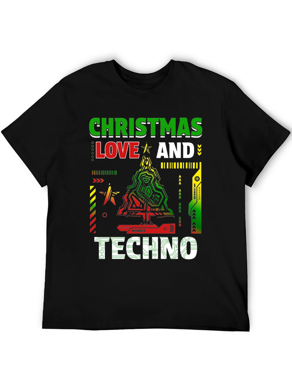 Christmas Love & Techno T-Shirt
