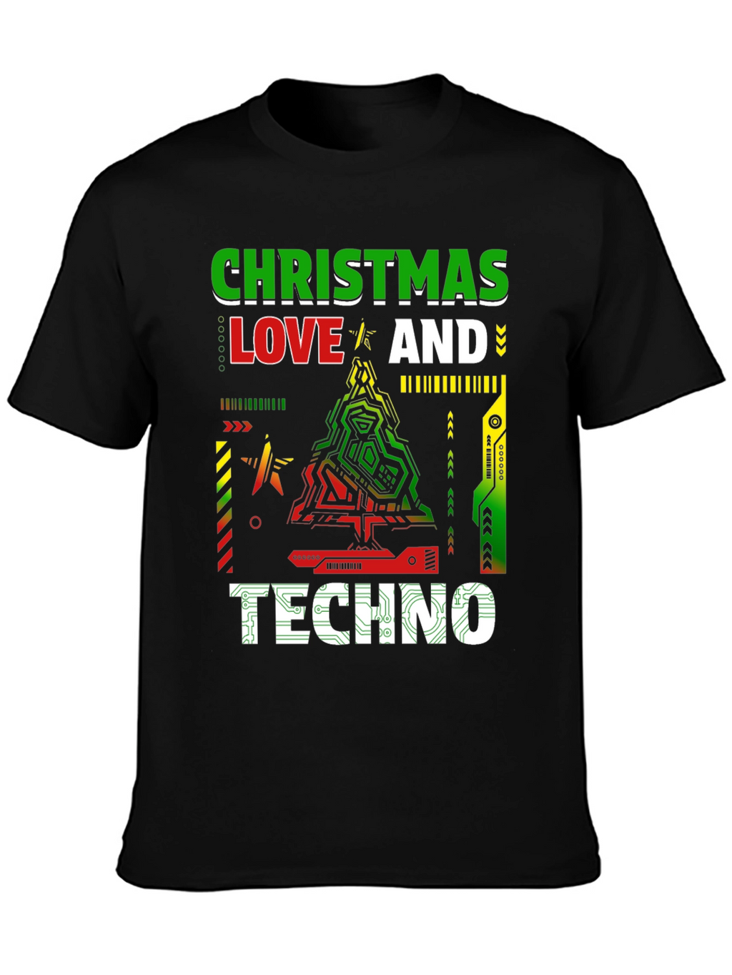 Christmas Love & Techno T-Shirt