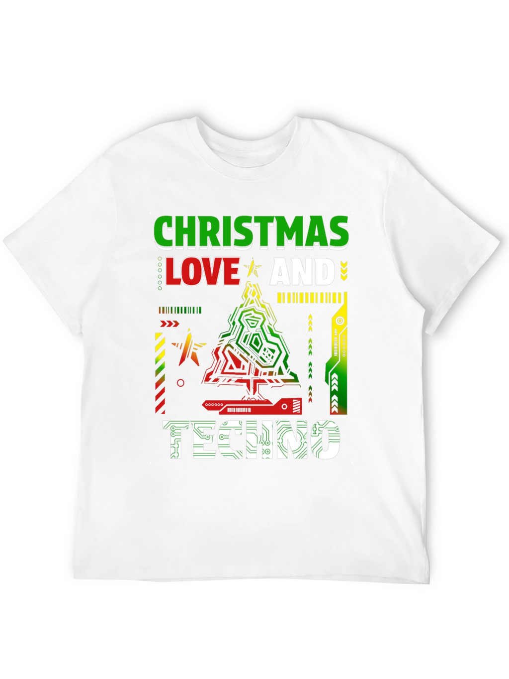 Christmas Love & Techno T-Shirt