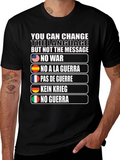 No War Graphic T-Shirt - Languages of Peace