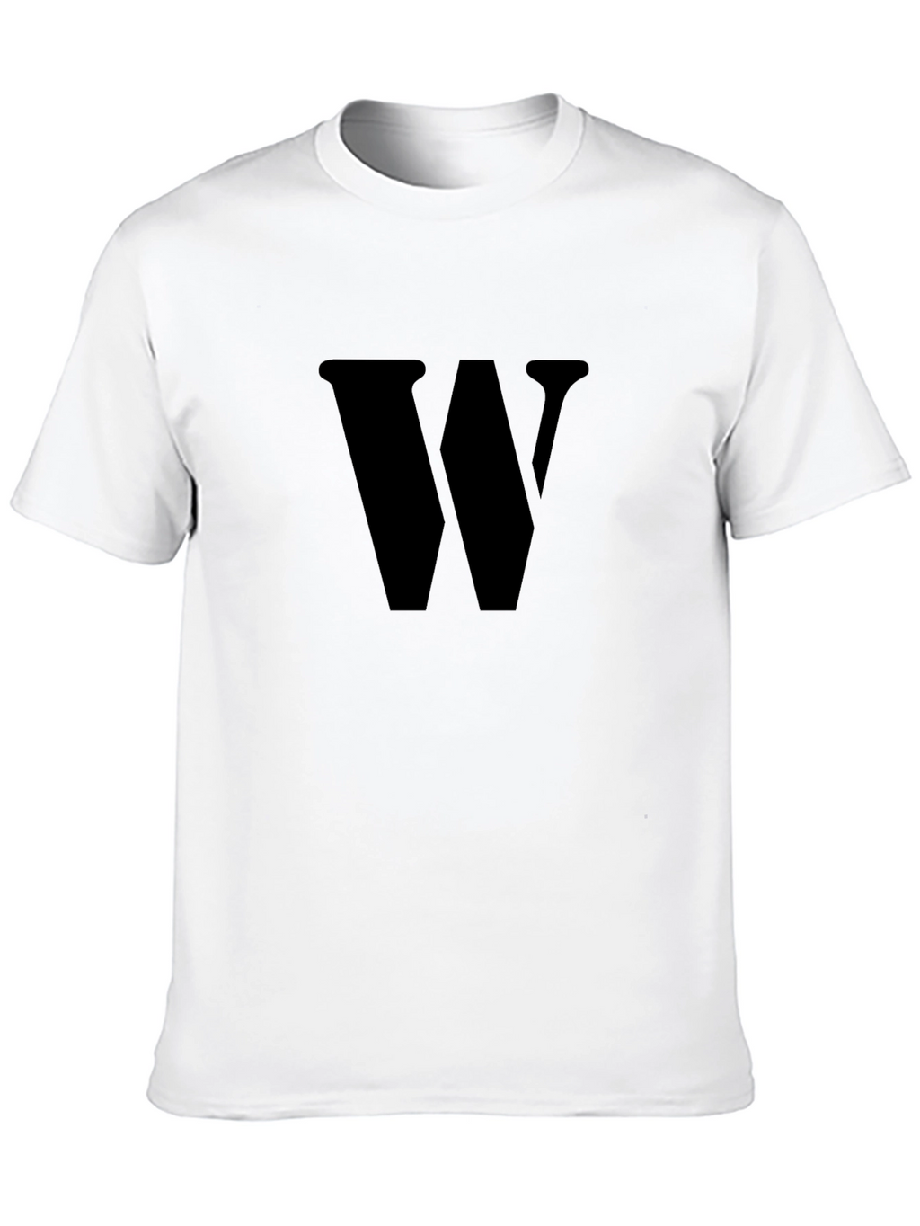 Bold Black W T-Shirt
