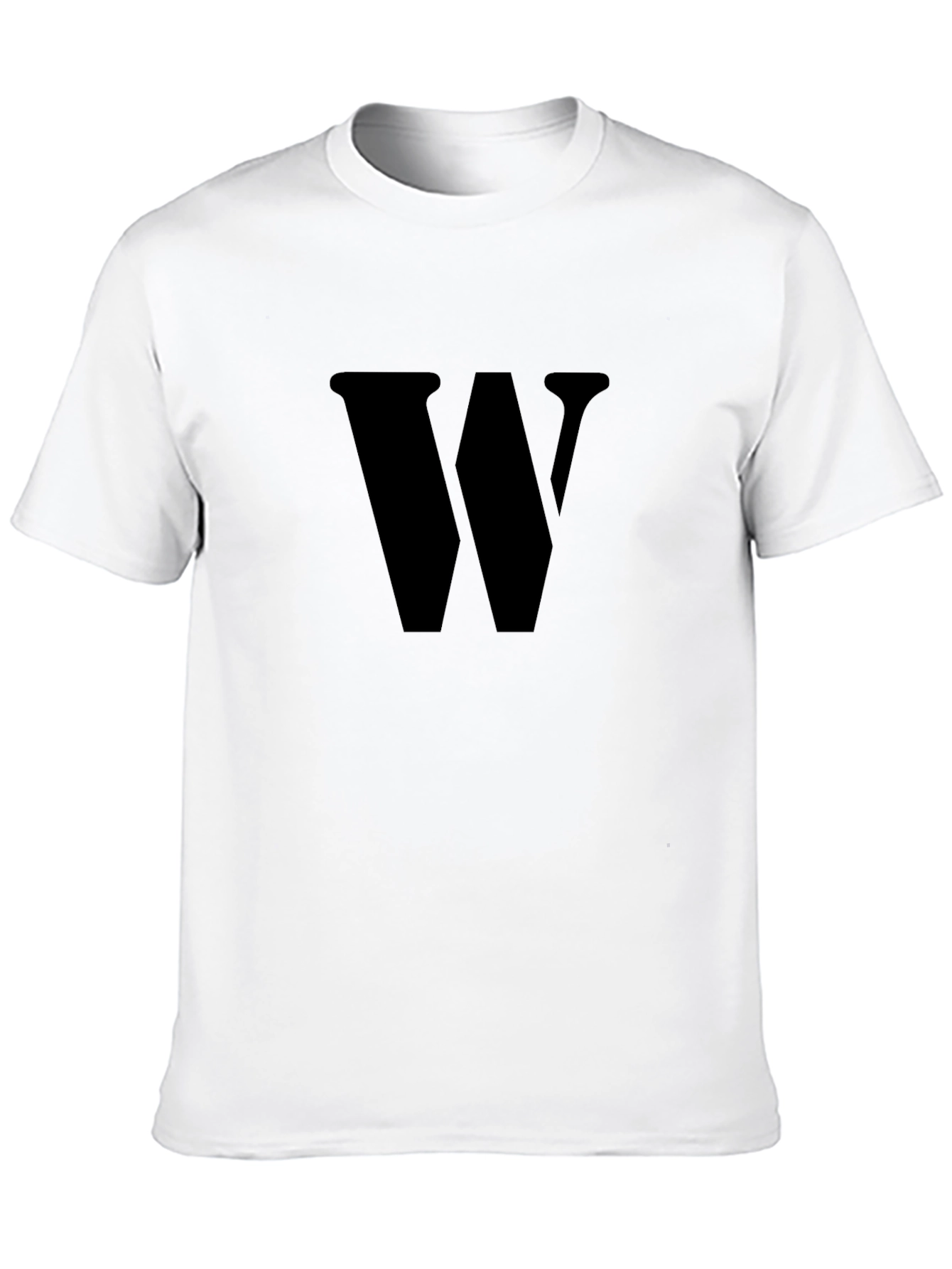 Bold Black W T-Shirt