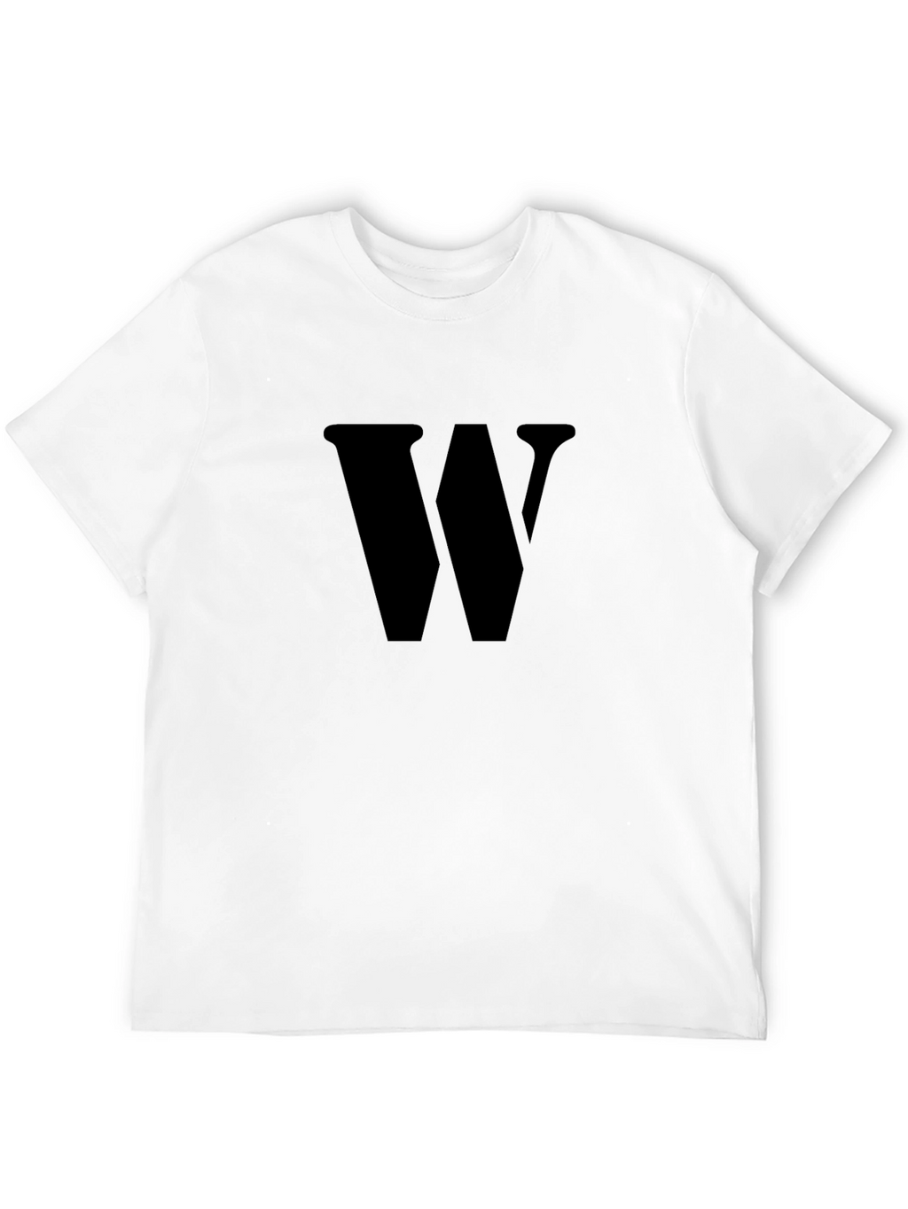 Bold Black W T-Shirt