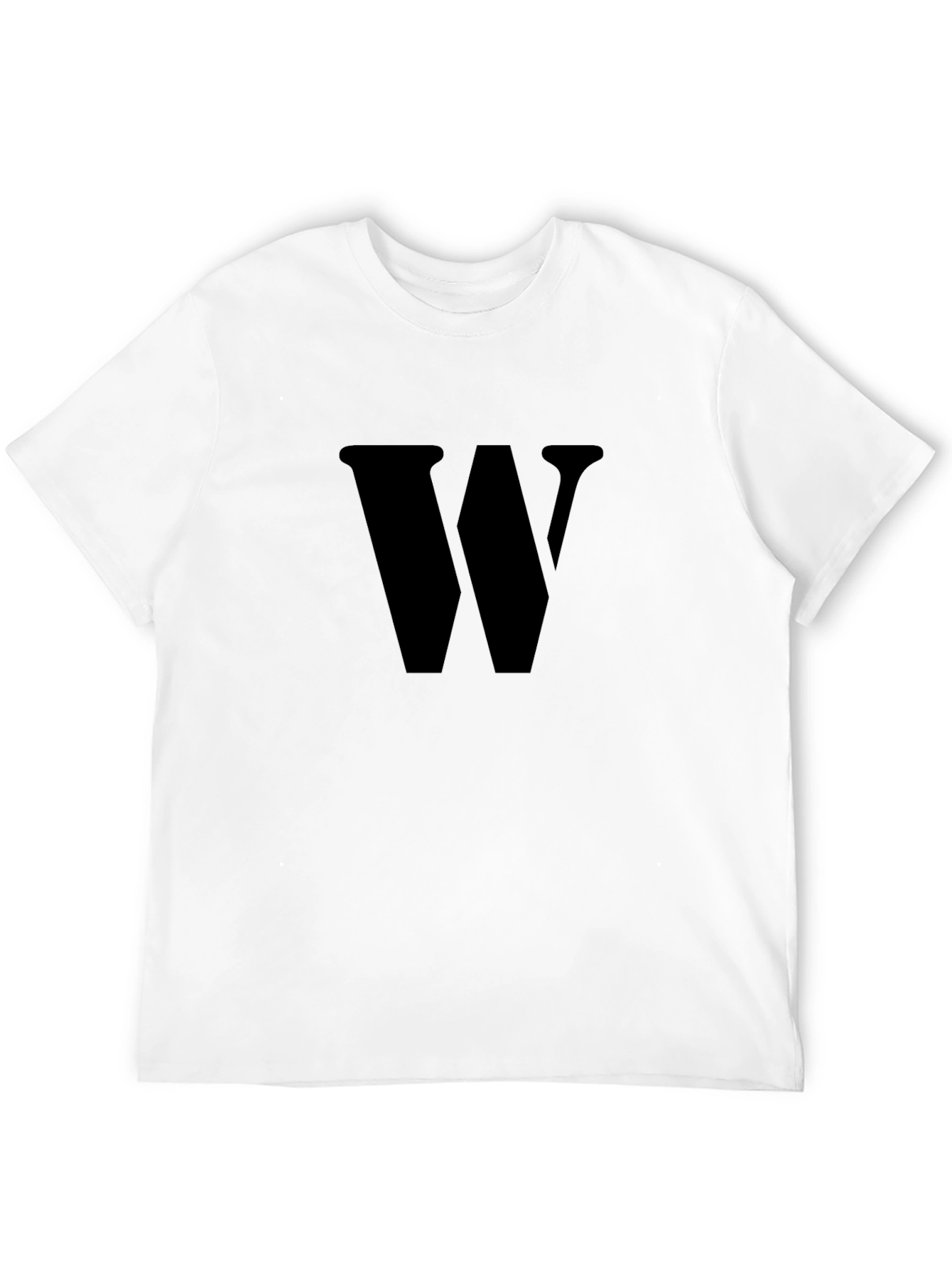 Bold Black W T-Shirt