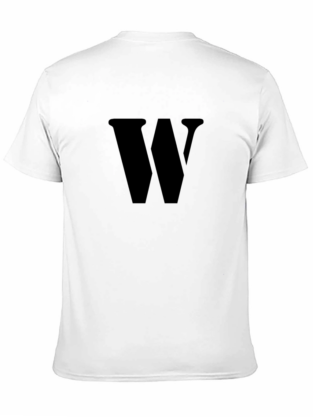 Bold Black W T-Shirt