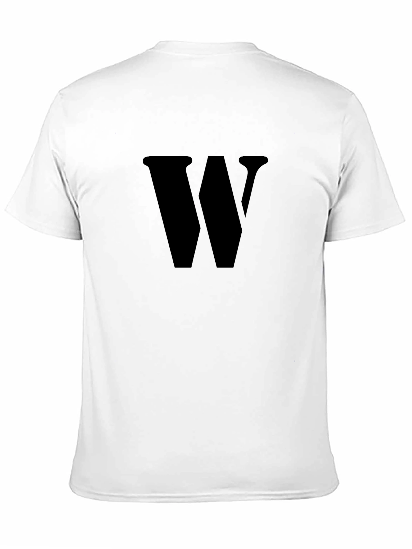 Bold Black W T-Shirt