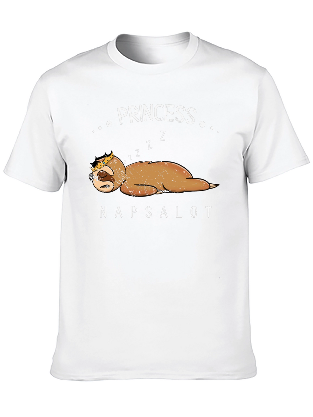 Princess Napsalot Sloth T-Shirt