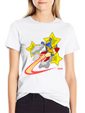 Astronaut Rocket Ride Graphic T-Shirt