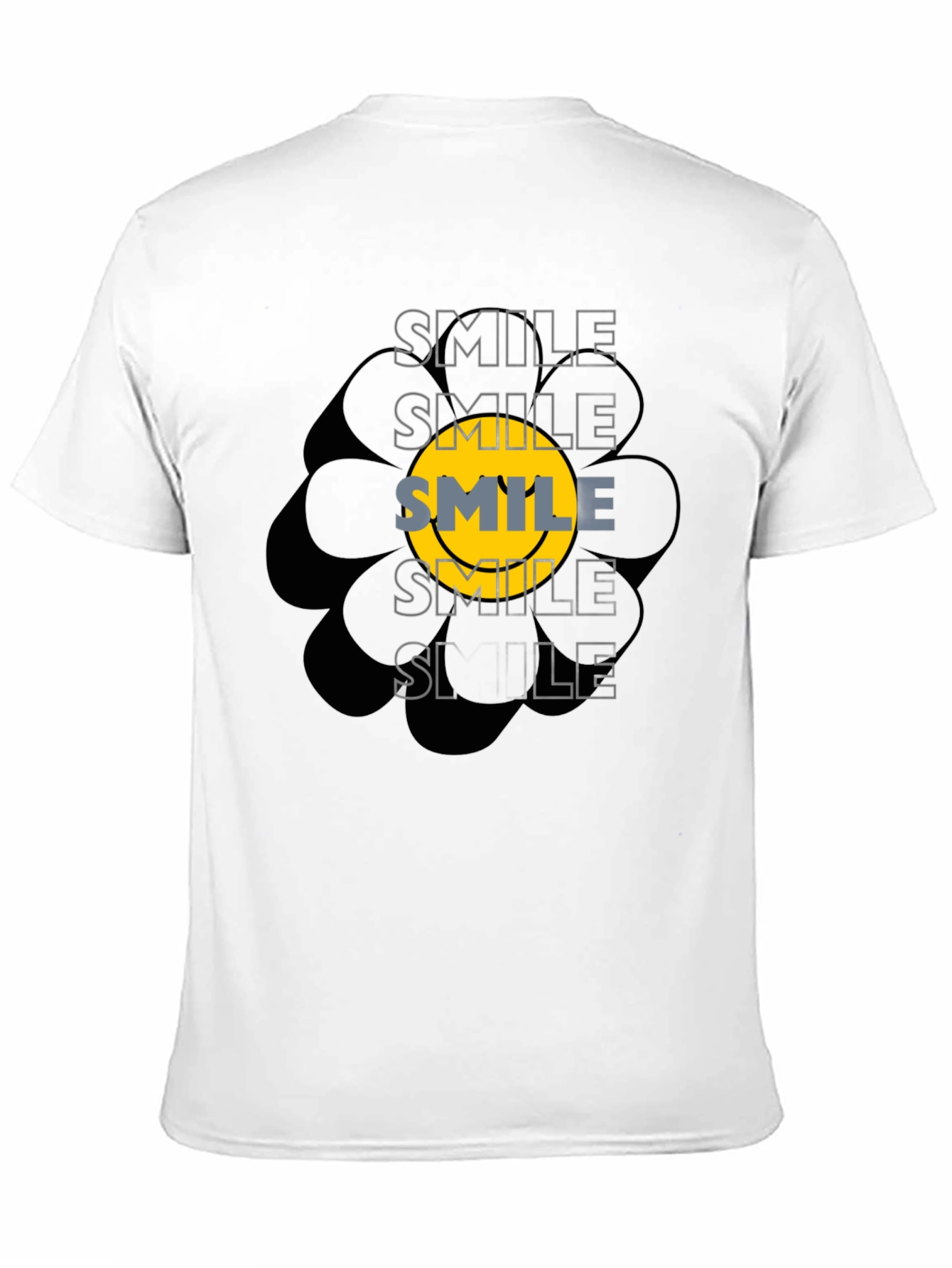 Smile Graphic Black T-Shirt