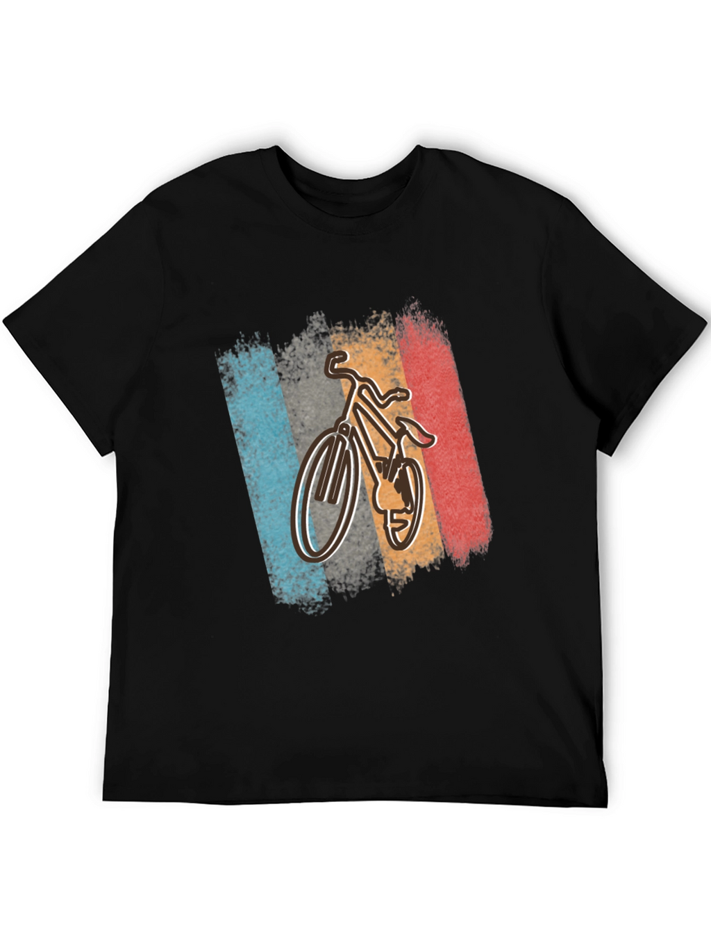 Retro Bicycle Graphic Tee - Classic Style
