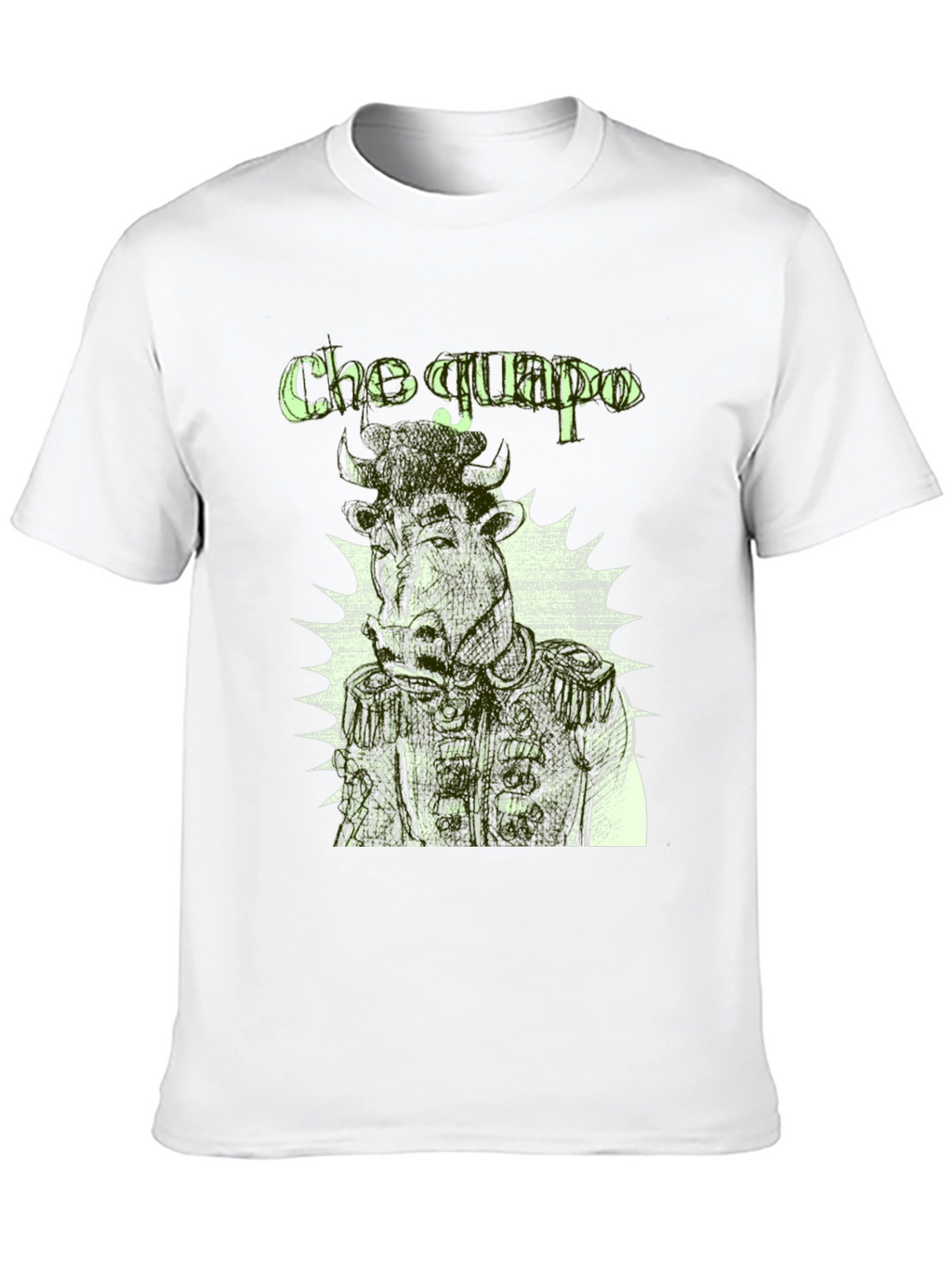 Cho Guapo Graphic Tee - Black Cotton T-Shirt