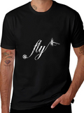 Fly Fishing Graphic Tee - Black