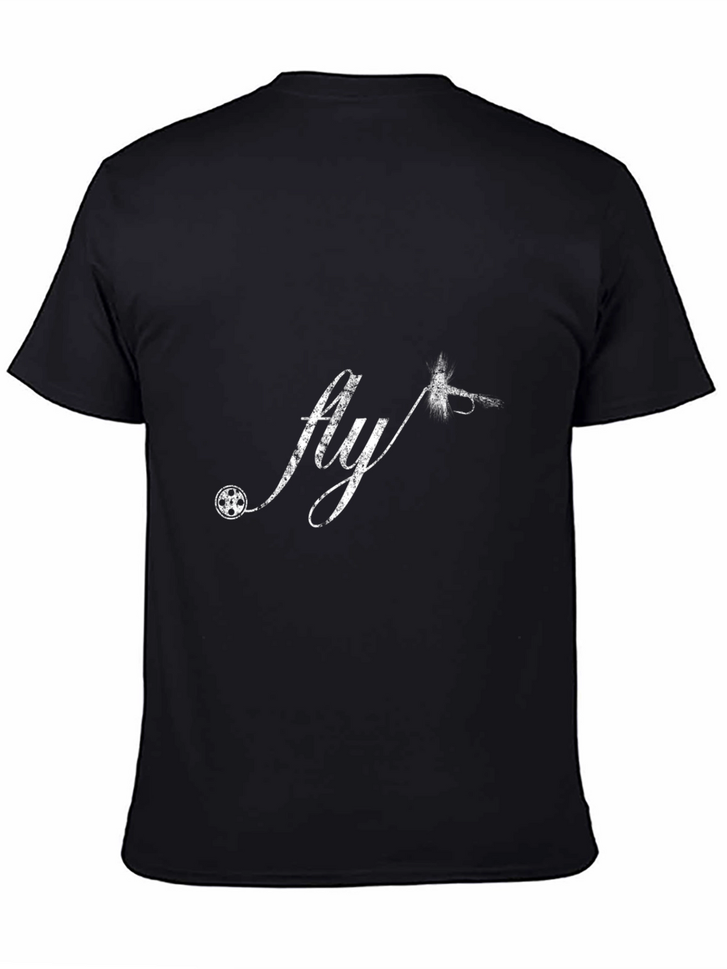 Fly Fishing Graphic Tee - Black