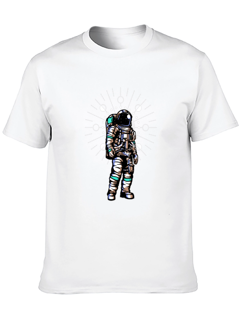 Astronaut Graphic Tee - Space Lovers Black T-Shirt