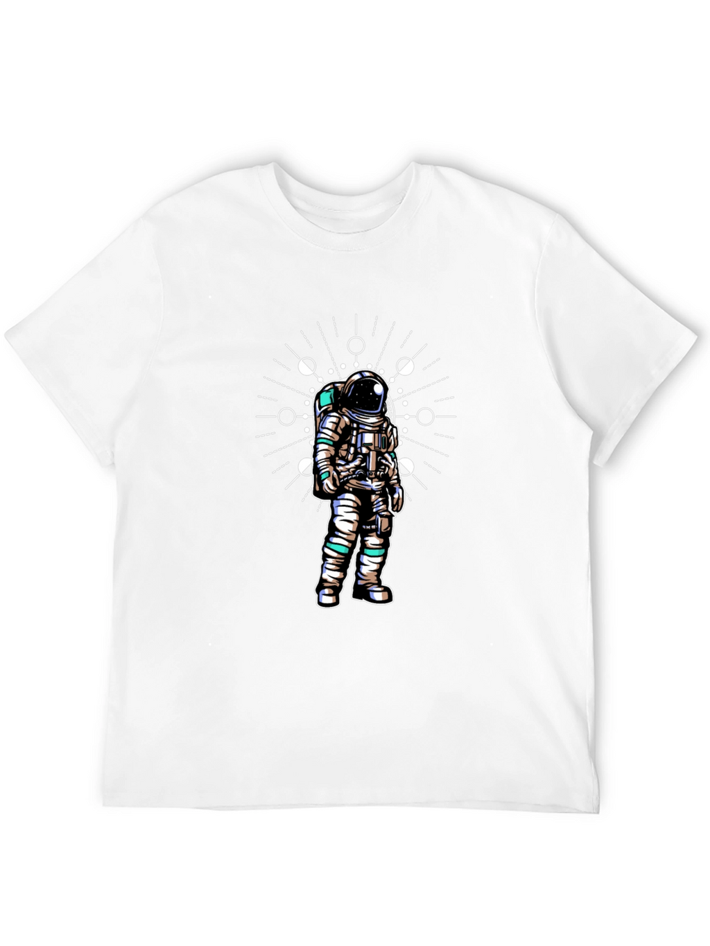 Astronaut Graphic Tee - Space Lovers Black T-Shirt